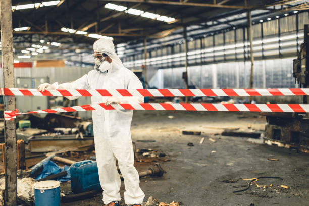 Professional Drug Lab Cleanup technician working in Middletown, VA